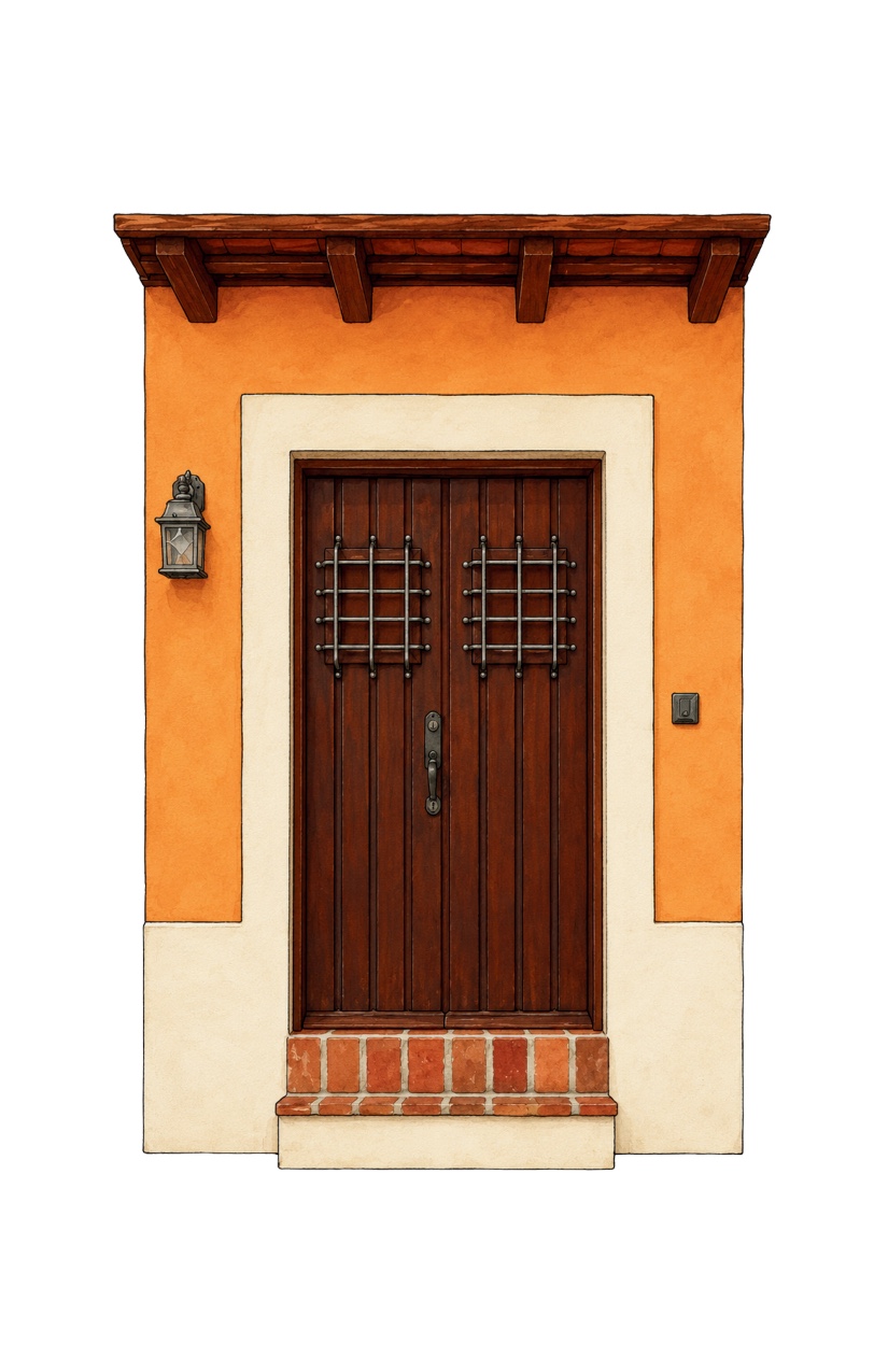 Puerta Rosa Colonial